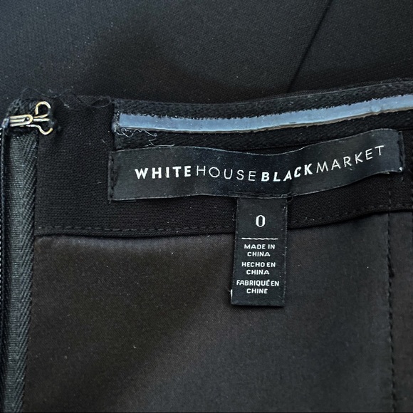 White House Black Market Split Leg Jumpsuit Size 0 - Picture 4 of 7